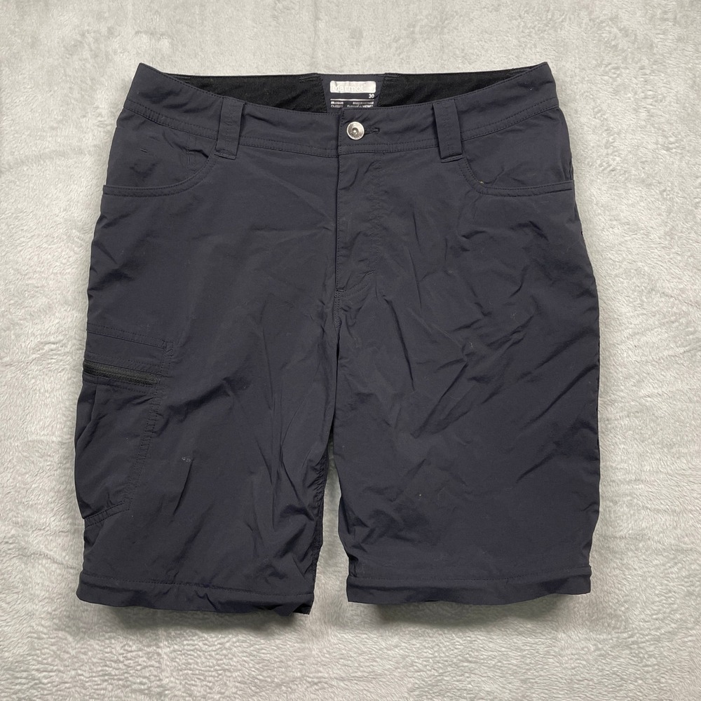 Marmot Hiking Shorts Mens 30 Black Nylon Stretch Cargo Technical Trail Gorpcore
